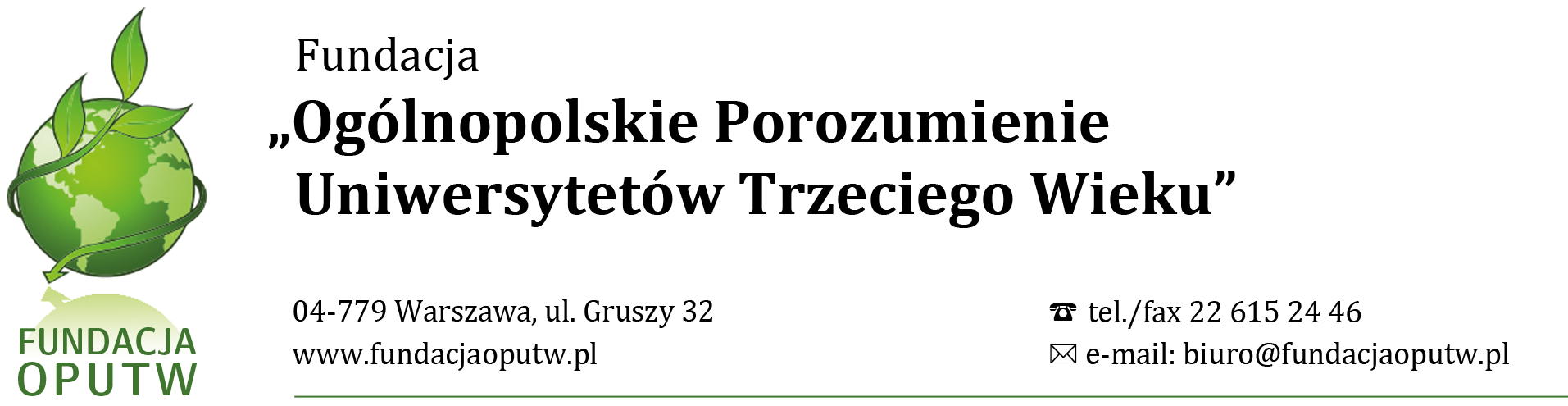 Ogólnopolskie Porozumienie Uniwersytetów Trzeciego Wieku.